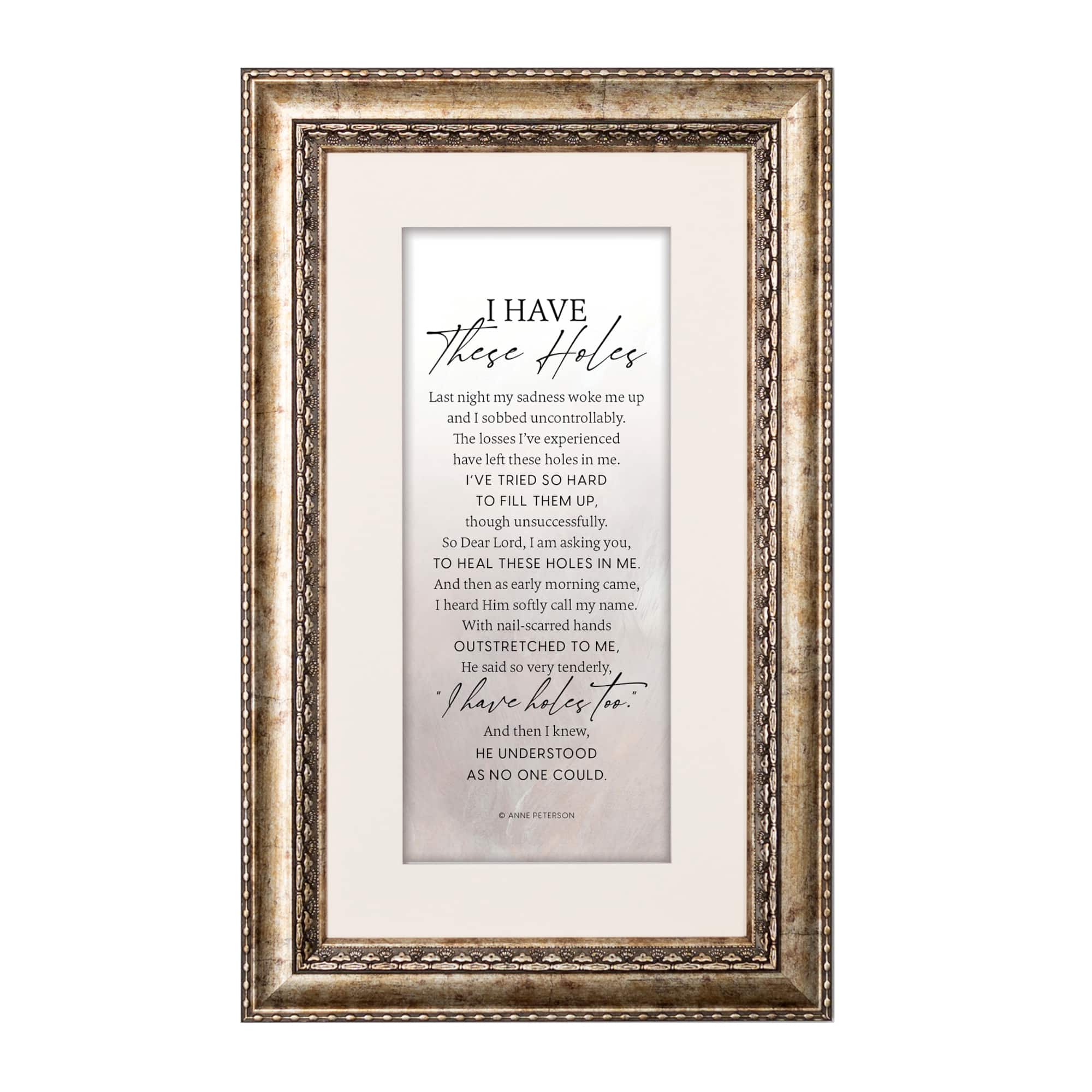 I Have These Holes Framed Wall Art